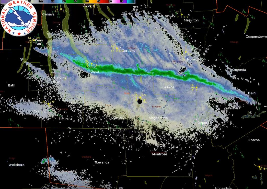 Snow squall warning in effect for Tompkins - The Ithaca Voice