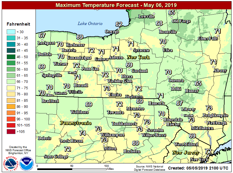 Weather: Dry Monday, but rain for much of the week - The Ithaca Voice