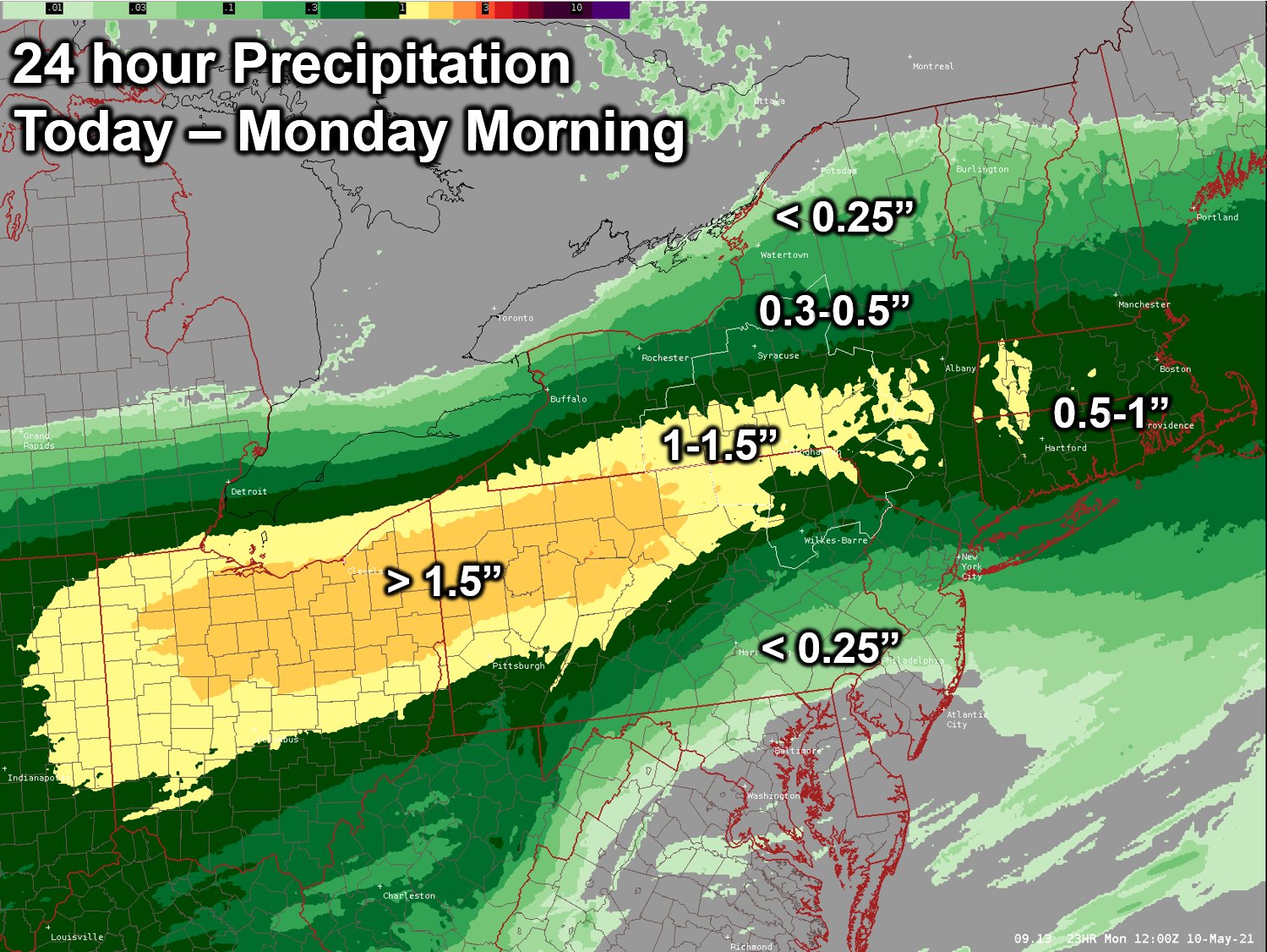 Weather: A soaking to start the week - The Ithaca Voice