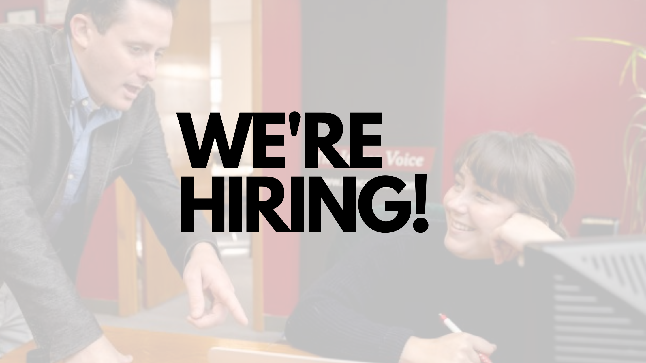 We're hiring The Ithaca Voice