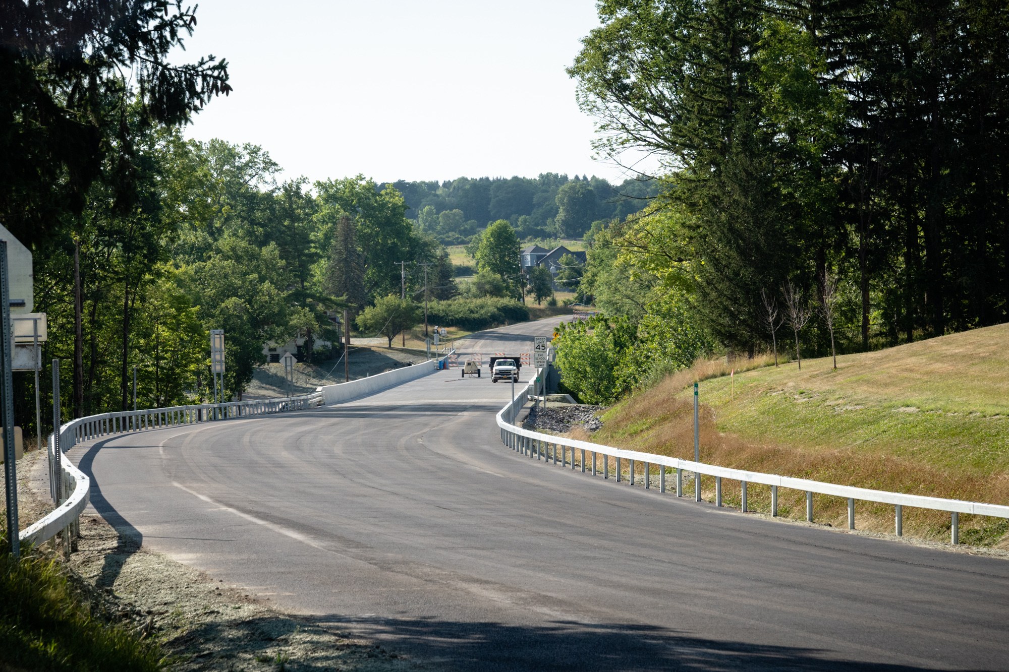 Lansing bridge over Salmon Creek reopens after two years of