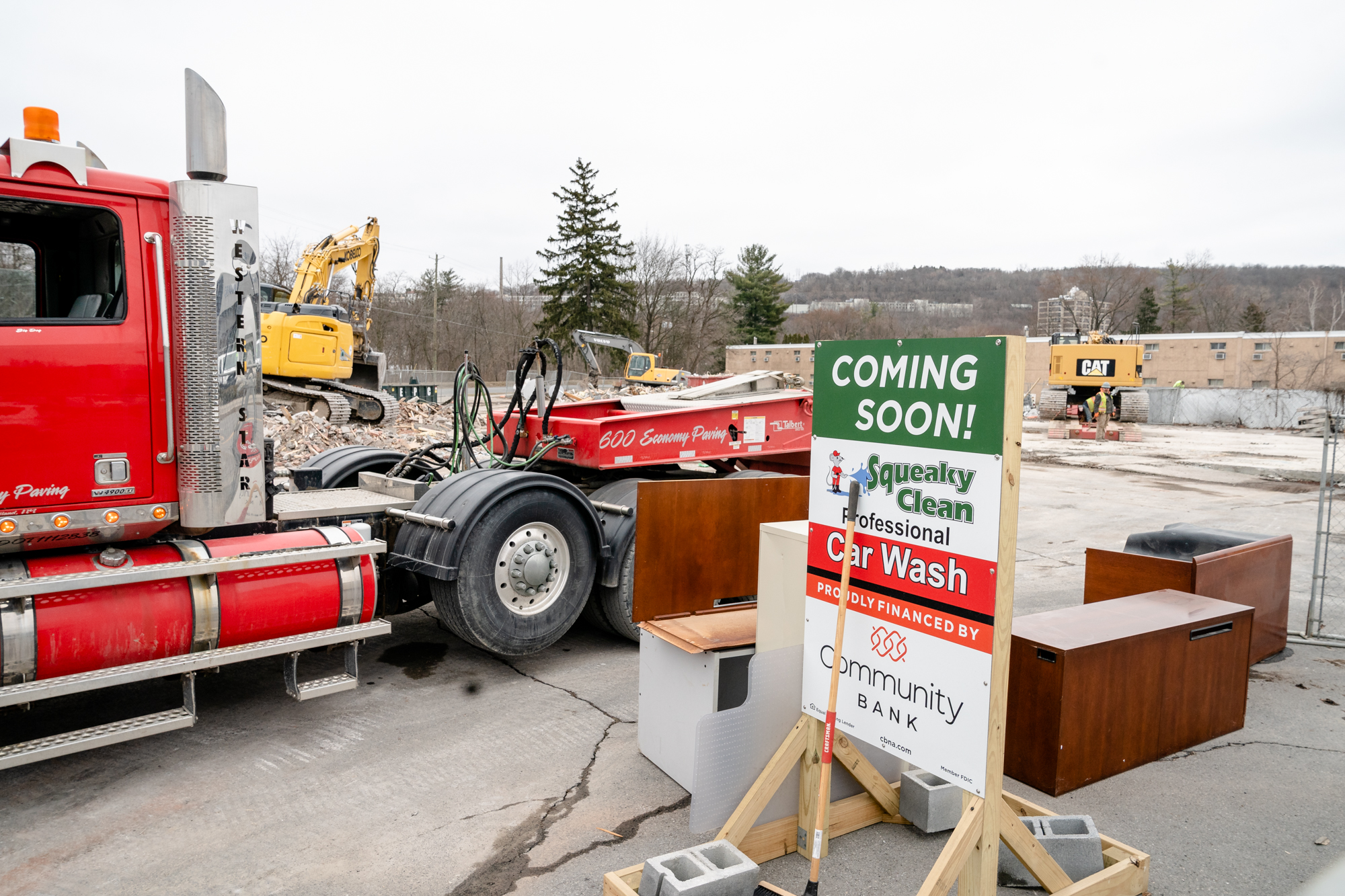 A car wash is being built on the Southside, but the neighborhood is not