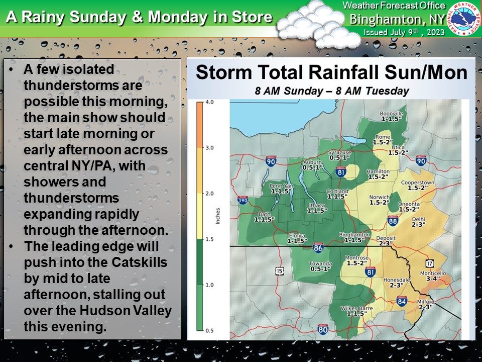Weather: Flood watch issued as heavy rain overtakes area - The Ithaca Voice