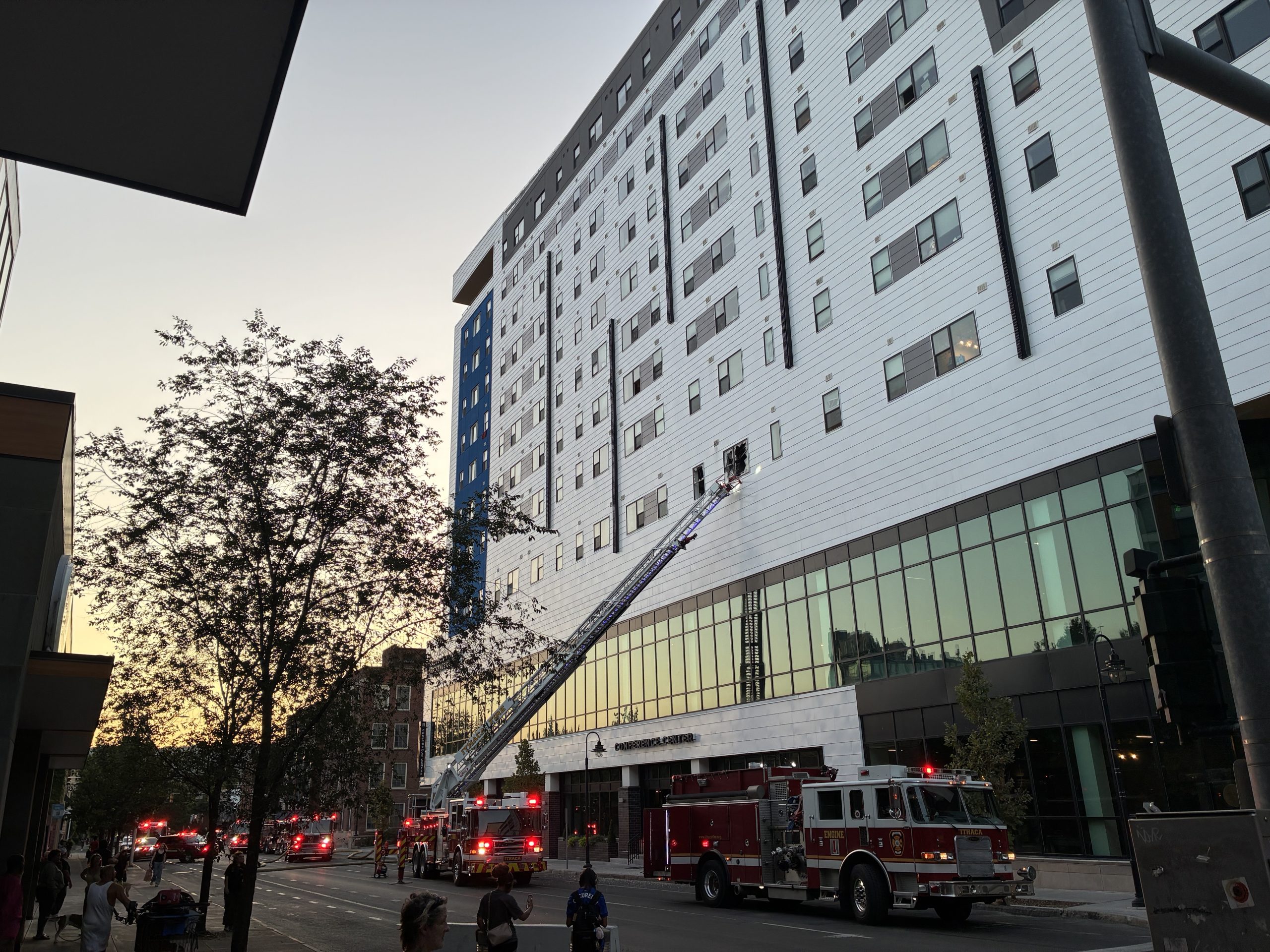No injuries in downtown apartment building fire - The Ithaca Voice