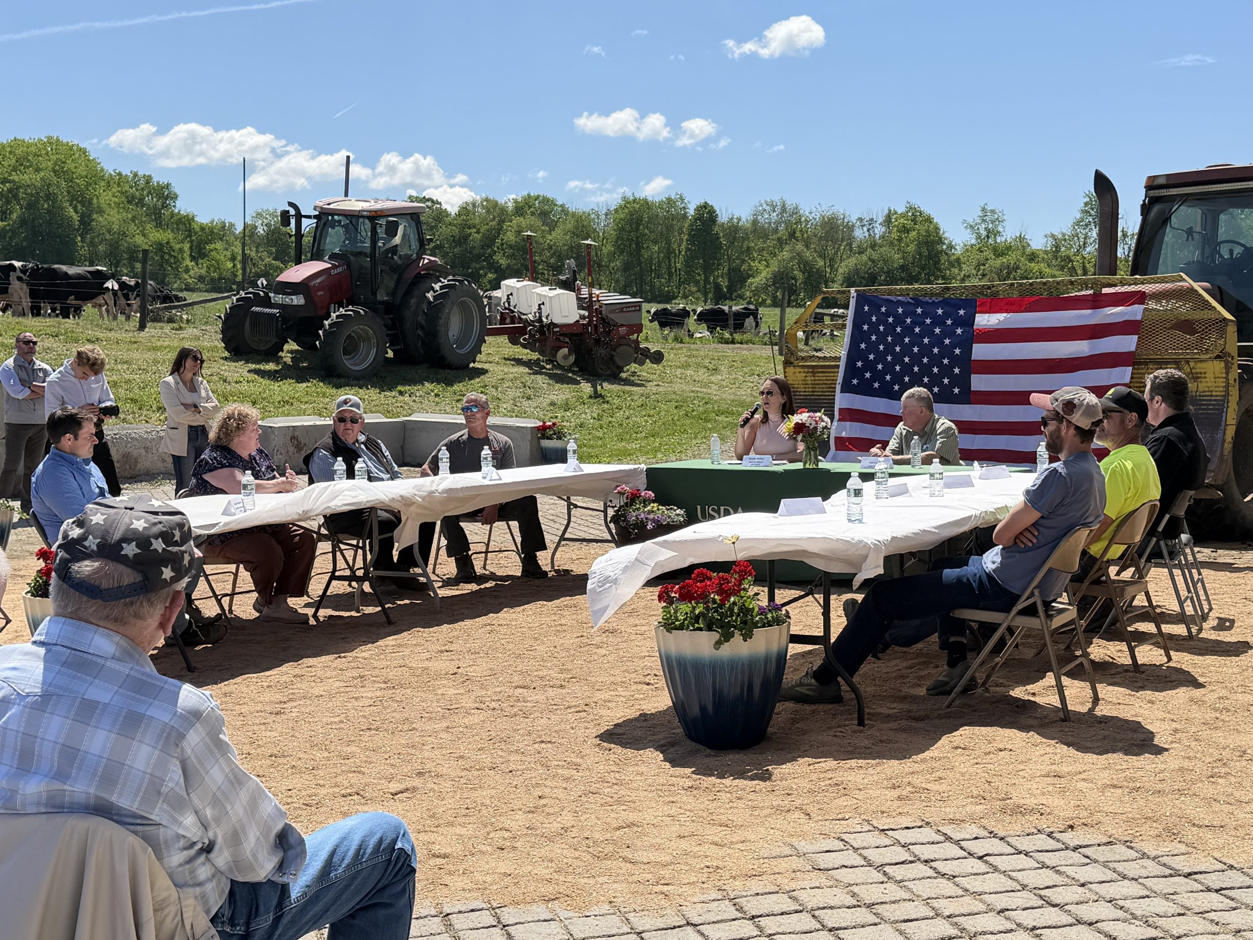 U.S. agriculture secretary holds roundtable at Groton dairy farm - The Ithaca Voice